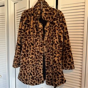 FAUX fur jacket